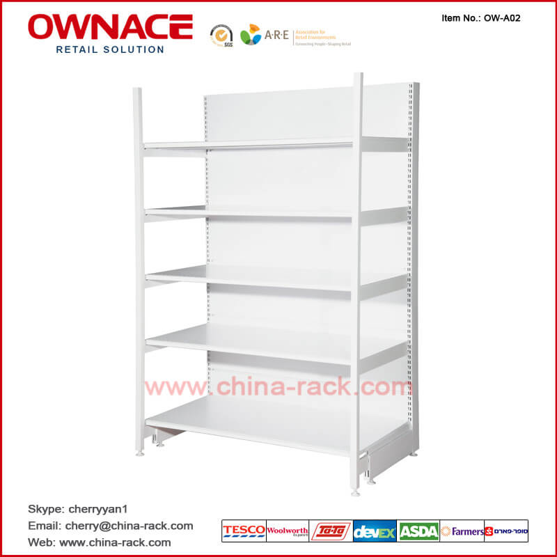 Sistema resistente de Shelf&amp;Rack del almacenaje de la góndola del equipo/del metal de exhibición de Supermarket&amp;Store del estante OW-A02