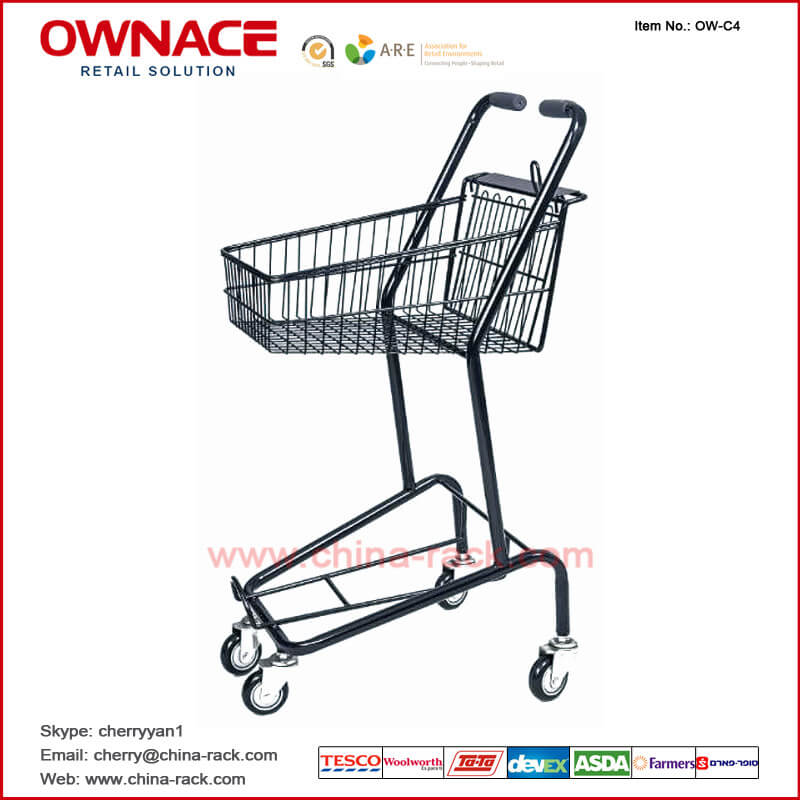 OW-C3 acoda la carretilla/el carro de las compras del supermercado de la carretilla de la cesta de alambre con diversa capacidad