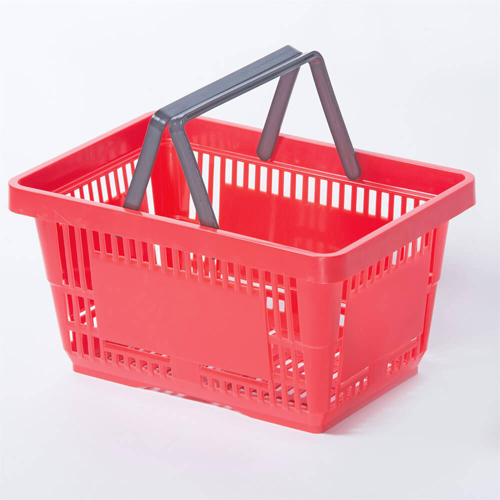 Caliente-vendiendo Durable Handle doble Shopping Basket OW-08