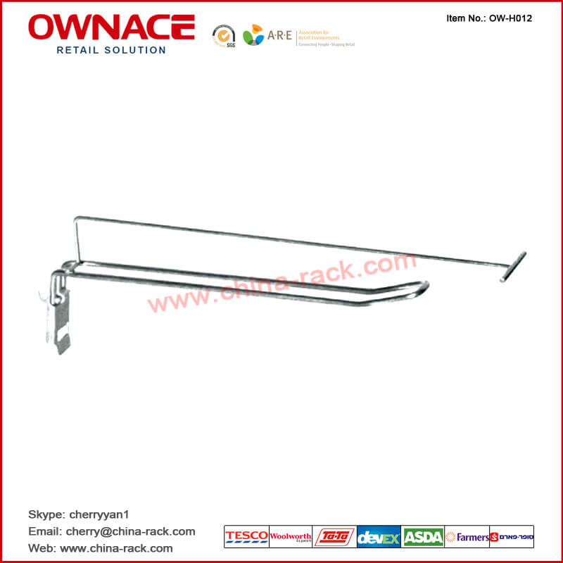 OW-H012 Three Lines Hook para Perforated Back Panel