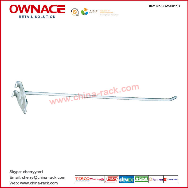 OW-H011B Single Hook para Wire Mesh