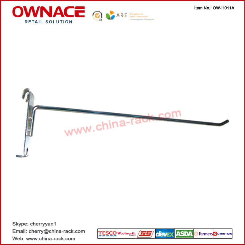 OW-H011A Single Hook para Wire Mesh